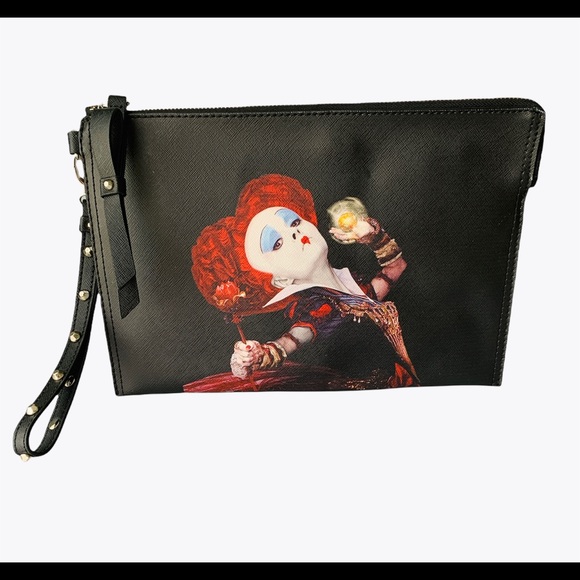 Disney Red Queen Wristlet Alice Looking Glass - Picture 5 of 12